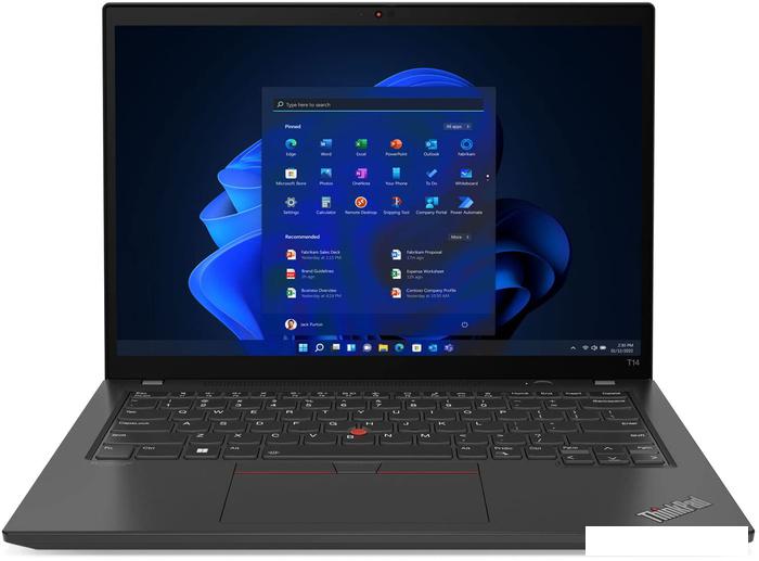 Ноутбук Lenovo ThinkPad T14 Gen 3 Intel 21AHA001CD - фото