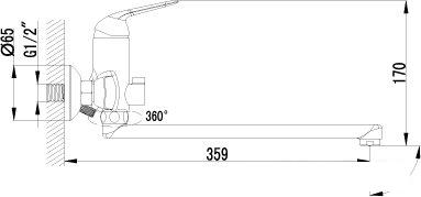 Смеситель Lemark plus ADVANCE LM1251C - фото