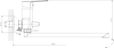 Смеситель Rossinka Silvermix S35-33 - фото