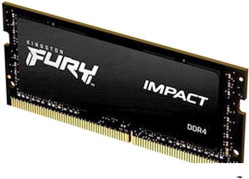 Оперативная память Kingston FURY Impact 32GB DDR4 SODIMM PC4-25600 KF432S20IB/32 - фото