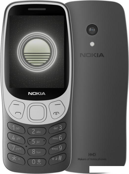 Кнопочный телефон Nokia 3210 4G (2024) Dual SIM TA-1618 (черный) - фото