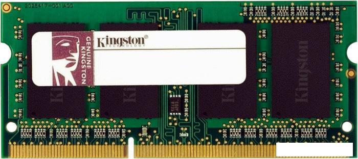 Оперативная память Kingston ValueRAM 2GB DDR3 SO-DIMM PC3-12800 (KVR16LS11S6/2) - фото