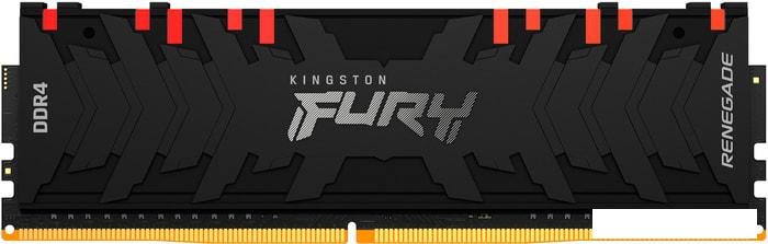 Оперативная память Kingston FURY Renegade RGB 16GB DDR4 PC4-25600 KF432C16RB1A/16 - фото