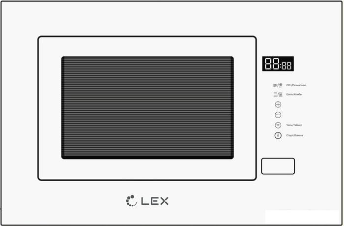 Микроволновая печь LEX BIMO 20.01 WH - фото