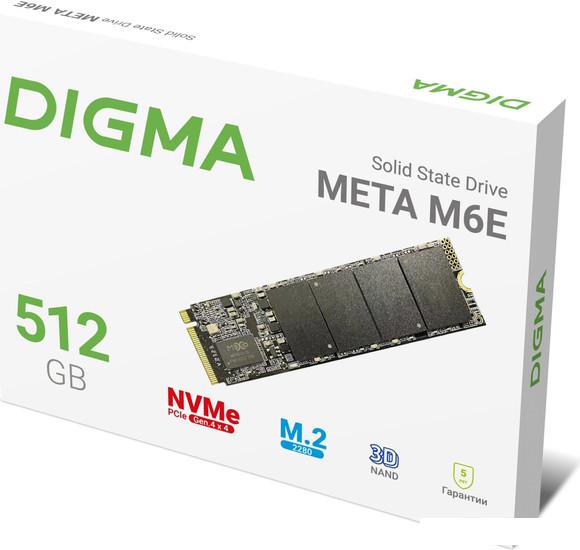 SSD Digma Meta M6E 512GB DGSM4512GM6ET - фото