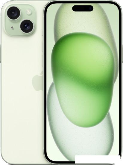 Смартфон Apple iPhone 15 Plus 128GB (зеленый) - фото