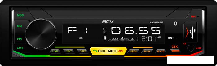 USB-магнитола ACV AVS-816BM - фото