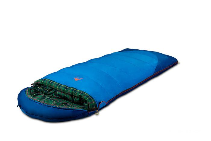 Спальный мешок AlexikA Tundra Plus (правая молния, синий) - фото