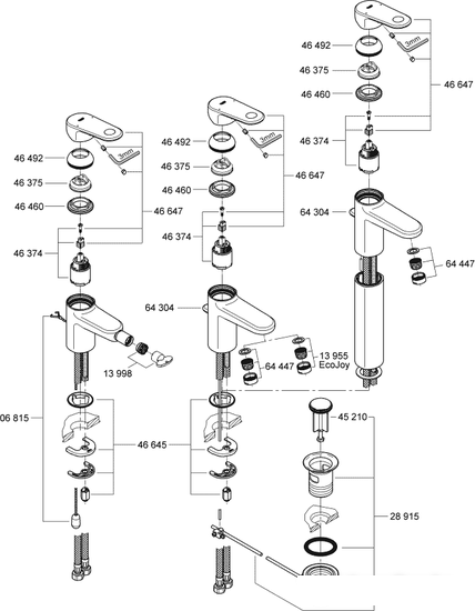 Смеситель Grohe Europlus 33163002 - фото