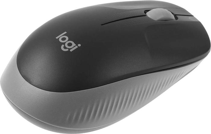 Мышь Logitech M191 (черный/серый) - фото