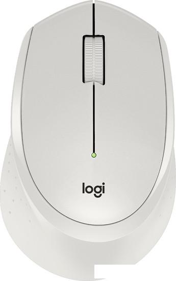 Мышь Logitech M330 Silent Plus (белый/желтый) - фото