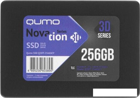 SSD QUMO Novation 3D TLC 256GB Q3DT-256GSCY - фото