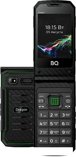 Мобильный телефон BQ-Mobile BQ-2822 Dragon (зеленый) - фото