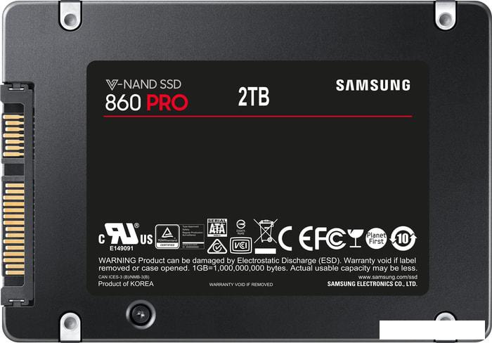 SSD Samsung 860 Pro 2TB MZ-76P2T0 - фото