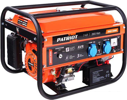 Бензиновый генератор Patriot Max Power SRGE 3500E - фото