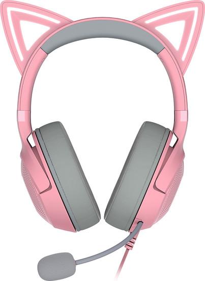 Наушники Razer Kraken Kitty V2 (розовый) - фото