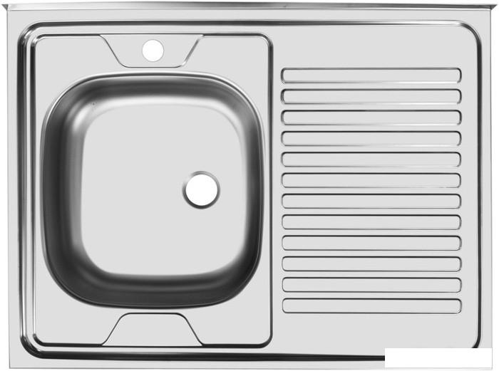 Кухонная мойка Ukinox STD800.600-5C 0L (с сифоном) - фото