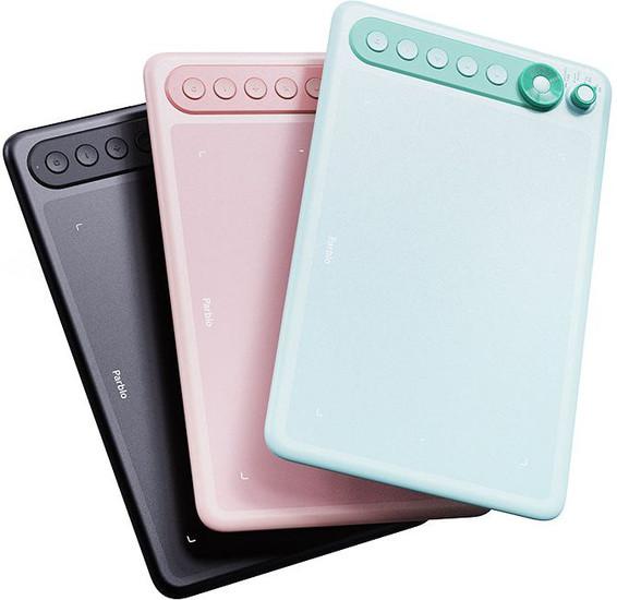 Графический планшет Parblo Intangbo X7 (розовый) - фото