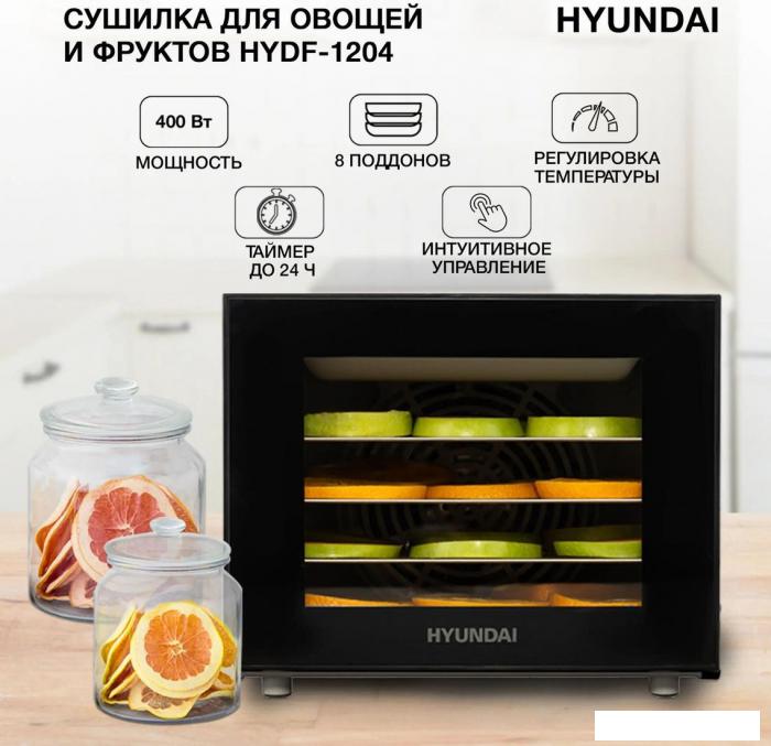 Сушилка для овощей и фруктов Hyundai HYFD-1204 - фото