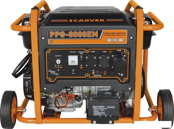 Бензиновый генератор Carver PPG-8000EM - фото