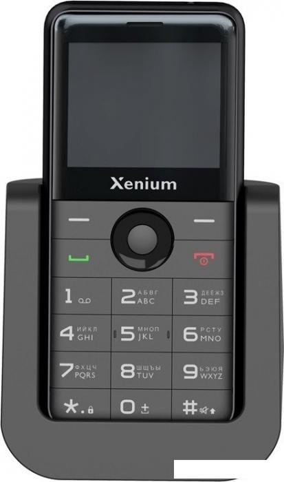 Кнопочный телефон Xenium X700 (черный) - фото