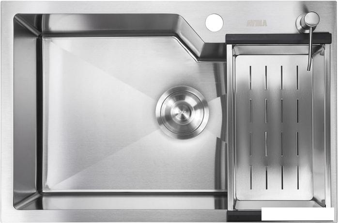 Кухонная мойка Avina HM6548 S (нержавеющая сталь) - фото