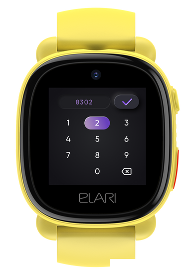 Детские умные часы Elari KidPhone 4G Lite (желтый) - фото