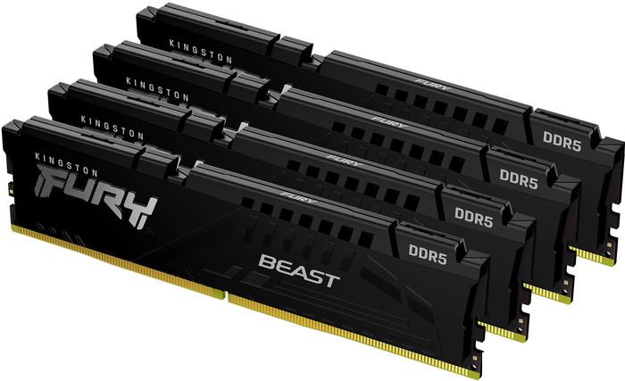 Оперативная память Kingston FURY Beast 4x32ГБ DDR5 5600МГц KF556C40BBK4-128 - фото