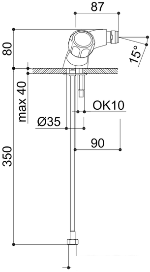 Смеситель Raf Rio RI1040 - фото