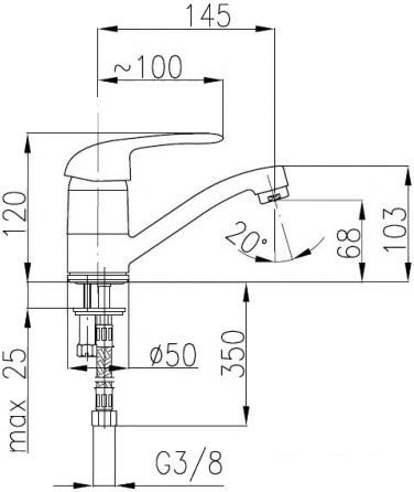 Смеситель Armatura Albit 4602-915-00 - фото