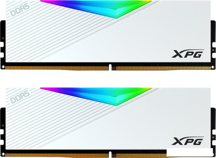 Оперативная память ADATA XPG Lancer RGB 2x16ГБ DDR5 6800 МГц AX5U6800C3416G-DCLARWH - фото