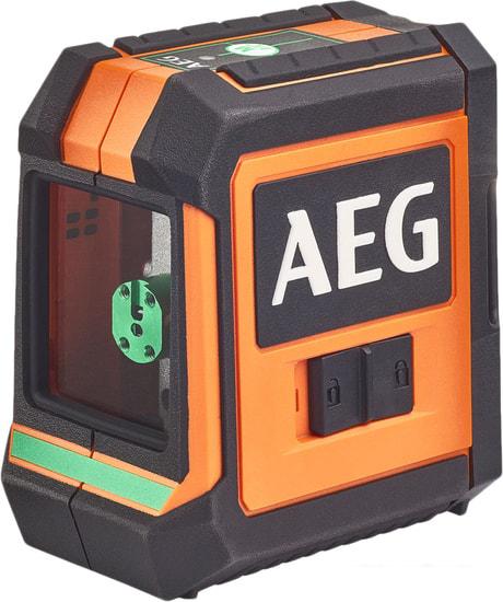 Лазерный нивелир AEG Powertools CLG220-K 4935472254 (с магнитным и потолочным кронштейнами) - фото