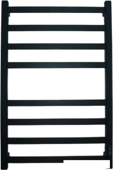 Полотенцесушитель Маргроид Ferrum Вид 81/10 СНШ 80x40 (черный матовый, таймер справа) - фото