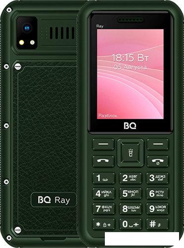 Кнопочный телефон BQ-Mobile BQ-2454 Ray (зеленый) - фото