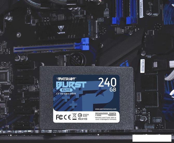 SSD Patriot Burst Elite 240GB PBE240GS25SSDR - фото