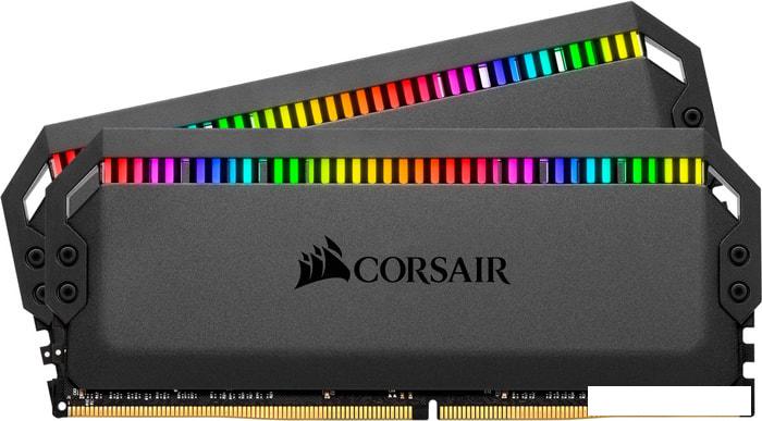 Оперативная память Corsair Dominator Platinum RGB 2x8GB DDR4 PC4-28800 CMT16GX4M2C3600C18 - фото