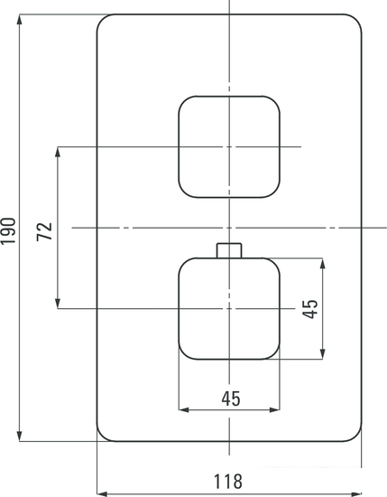 Смеситель без скрытого механизма Deante Box BXY 0ECT - фото