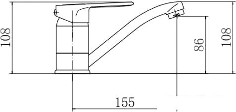 Смеситель Fashun A4504 - фото