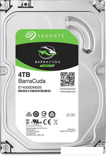 Жесткий диск Seagate Barracuda 4TB [ST4000DM004] - фото