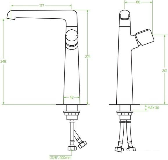 Смеситель Laveo Pretto BAO 725D - фото