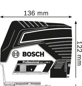 Лазерный нивелир Bosch GCL 2-50 C Professional (со штативом BT 150) [0601066G02] - фото