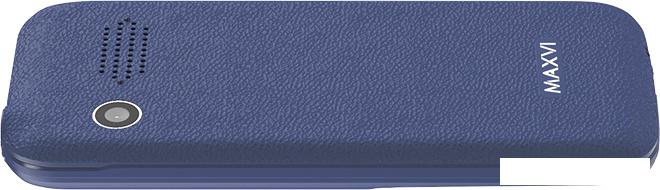 Кнопочный телефон Maxvi K32 (синий) - фото