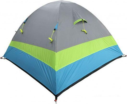 Треккинговая палатка Norfin Simo 3 (серый/голубой) - фото