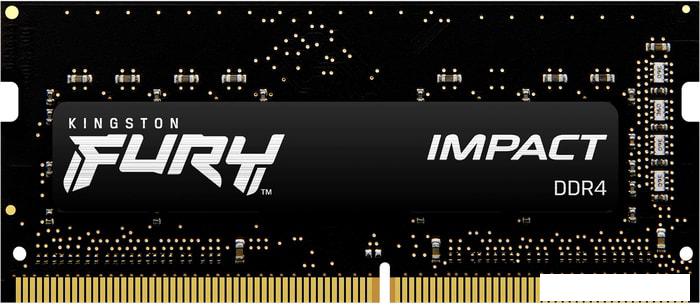 Оперативная память Kingston FURY Impact 2x16GB DDR4 SODIMM PC4-21300 KF426S16IBK2/32 - фото