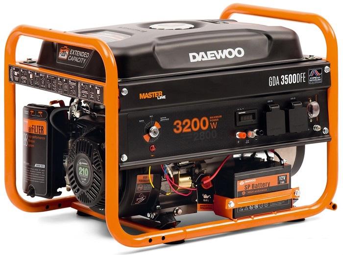 Газовый генератор Daewoo Power GDA 3500DFE - фото