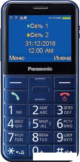 Мобильный телефон Panasonic KX-TU150RU (синий) - фото