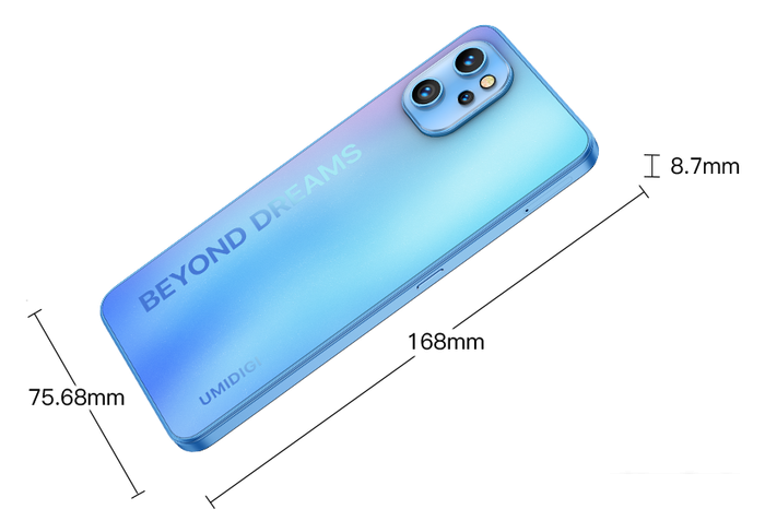 Смартфон Umidigi A13 4GB/128GB (голубой) - фото