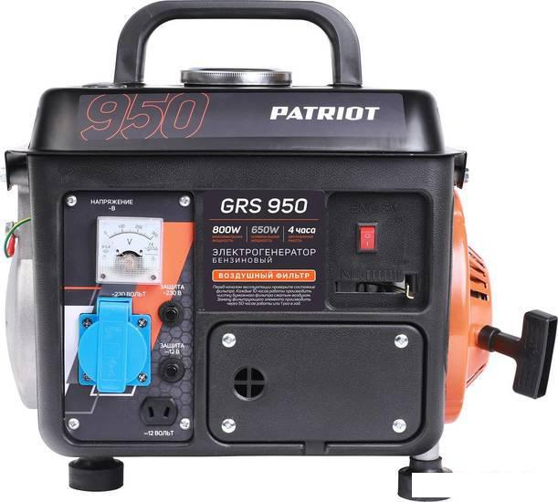 Бензиновый генератор Patriot GRS 950 - фото
