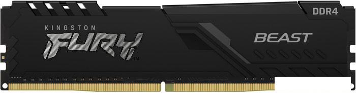 Оперативная память Kingston FURY Beast 2x4GB DDR4 PC4-25600 KF432C16BBK2/8 - фото