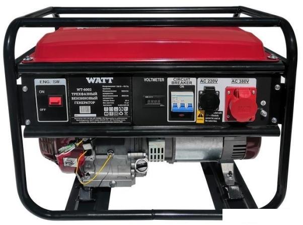 Бензиновый генератор WATT WT-6002 - фото